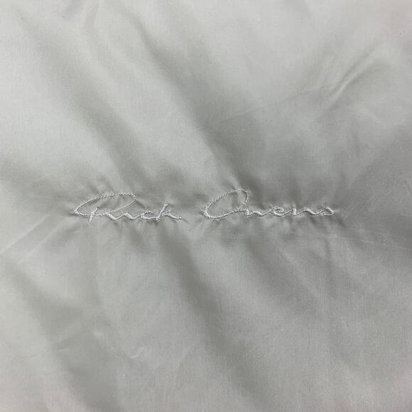 RICK OWENS Size 4 Shiny Sage Natural Jumbo Peter Flight Jacket - Picture 4 of 5